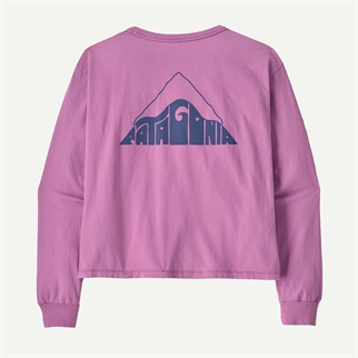 Patagonia Womens Long Sleeved Driftways Easy Cut Organic TShirt brisk purple ryg